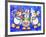 Penguin Percussion-Valarie Wade-Framed Giclee Print