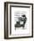 Penguin Reading Newspaper-Fab Funky-Framed Art Print