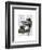 Penguin Reading Newspaper-Fab Funky-Framed Art Print