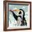 Penguin Stroll-Anna Polanski-Framed Art Print