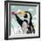 Penguin Stroll-Anna Polanski-Framed Art Print