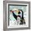 Penguin Stroll-Anna Polanski-Framed Art Print