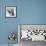 Penguin Stroll-Anna Polanski-Framed Art Print displayed on a wall