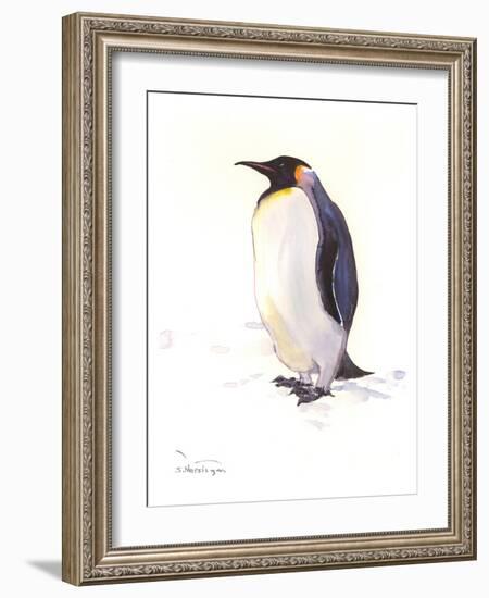 Penguin-Suren Nersisyan-Framed Art Print