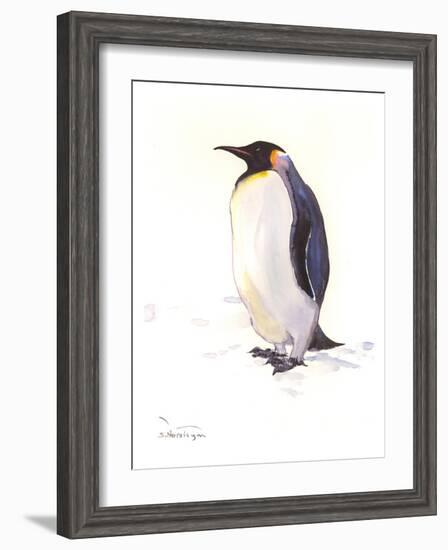 Penguin-Suren Nersisyan-Framed Art Print