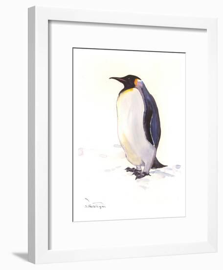 Penguin-Suren Nersisyan-Framed Art Print