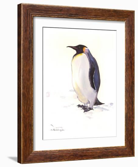 Penguin-Suren Nersisyan-Framed Art Print