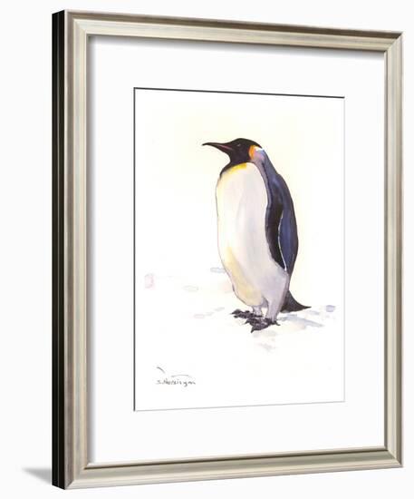 Penguin-Suren Nersisyan-Framed Art Print