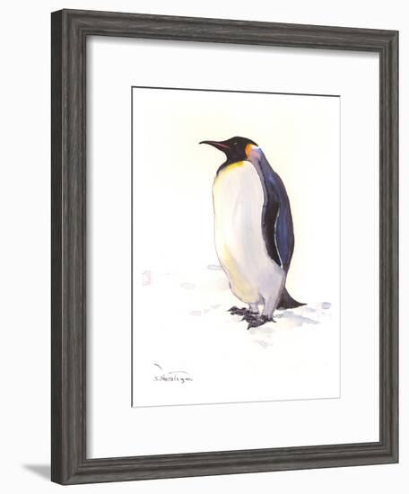 Penguin-Suren Nersisyan-Framed Art Print