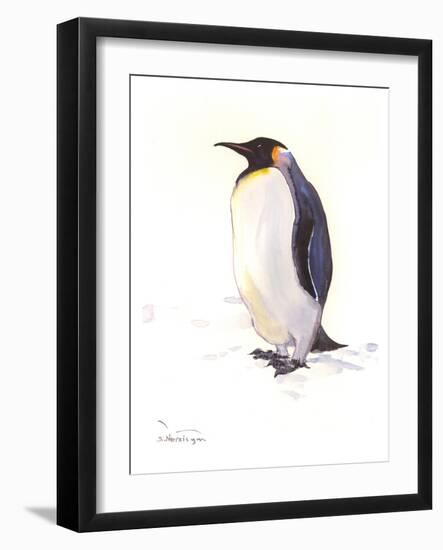 Penguin-Suren Nersisyan-Framed Art Print