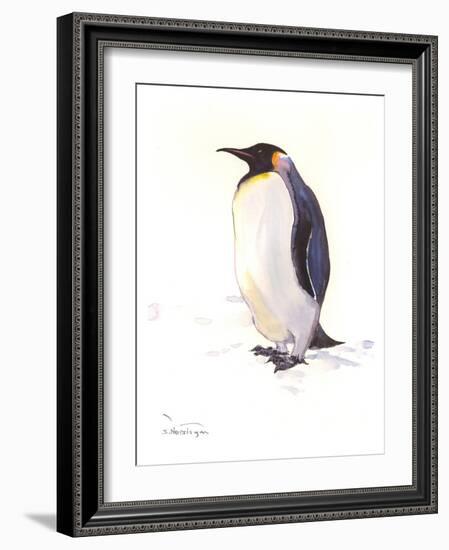 Penguin-Suren Nersisyan-Framed Art Print