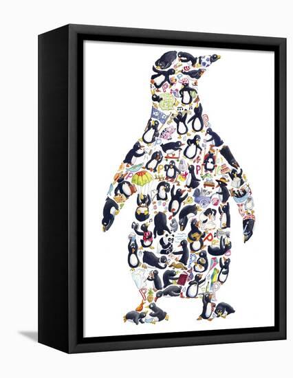 Penguin-Louise Tate-Framed Premier Image Canvas