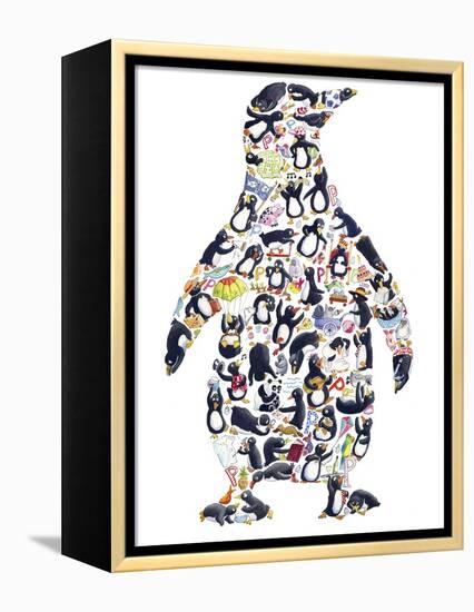 Penguin-Louise Tate-Framed Premier Image Canvas