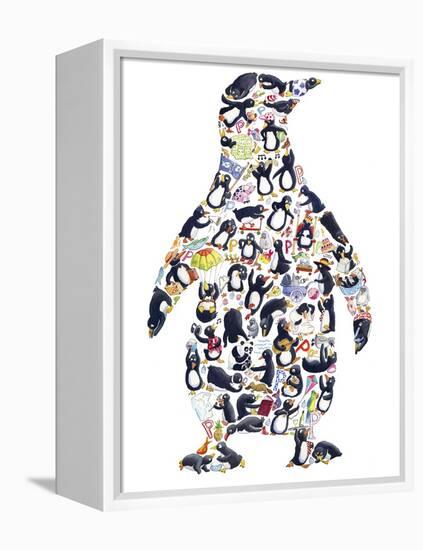 Penguin-Louise Tate-Framed Premier Image Canvas
