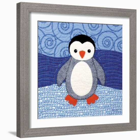 Penguin-Betz White-Framed Art Print