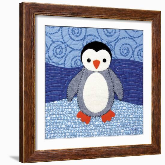 Penguin-Betz White-Framed Art Print