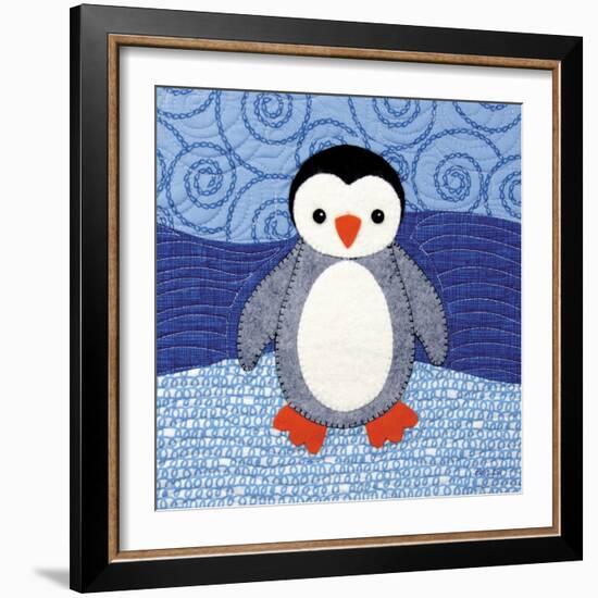 Penguin-Betz White-Framed Art Print