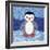 Penguin-Betz White-Framed Art Print