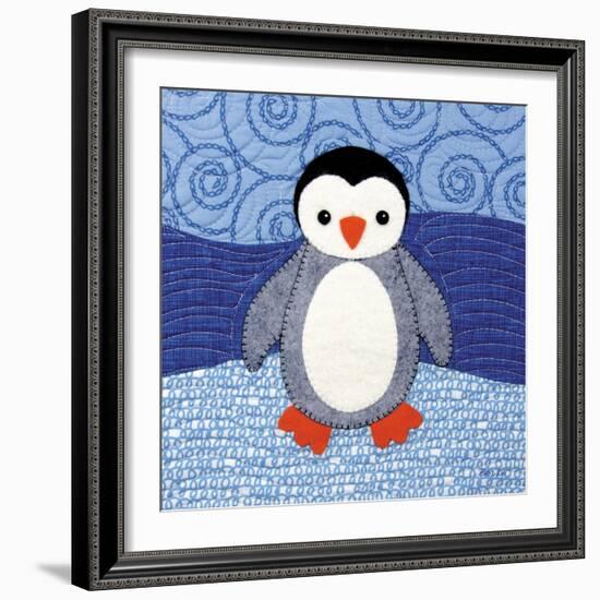 Penguin-Betz White-Framed Art Print