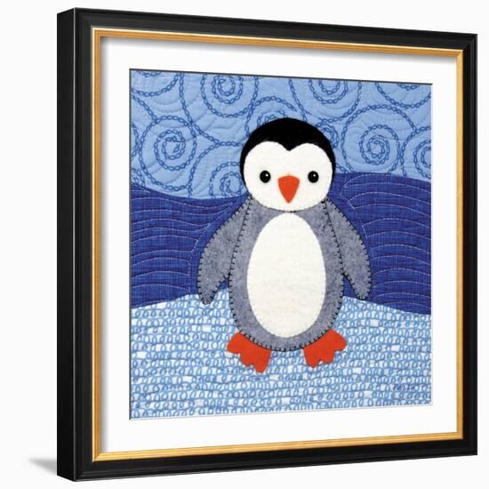 Penguin-Betz White-Framed Art Print