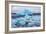 Penguins and Ice-Howard Ruby-Framed Photographic Print