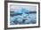 Penguins and Ice-Howard Ruby-Framed Photographic Print