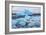 Penguins and Ice-Howard Ruby-Framed Photographic Print