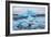 Penguins and Ice-Howard Ruby-Framed Photographic Print