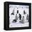 Penguins in the Snow-null-Framed Premier Image Canvas