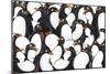 Penguins Pattern-YuanDen-Mounted Art Print