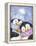 Penguins with Robin-MAKIKO-Framed Premier Image Canvas