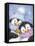 Penguins with Robin-MAKIKO-Framed Premier Image Canvas