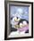 Penguins with Robin-MAKIKO-Framed Giclee Print