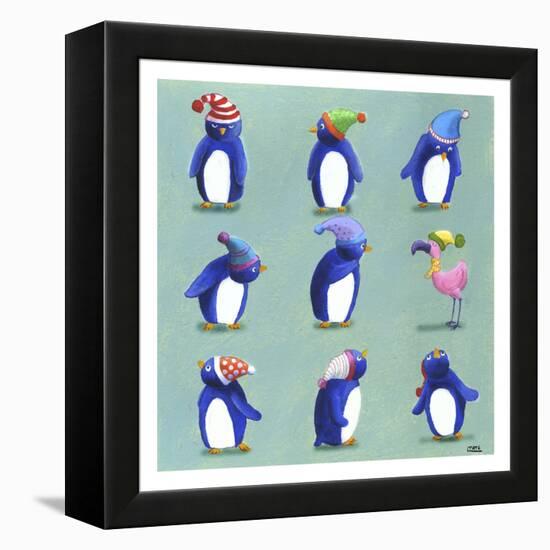 Penguins-Louise Tate-Framed Premier Image Canvas