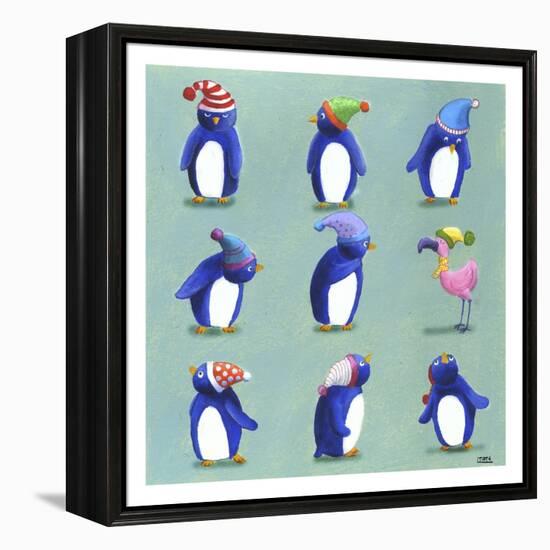 Penguins-Louise Tate-Framed Premier Image Canvas