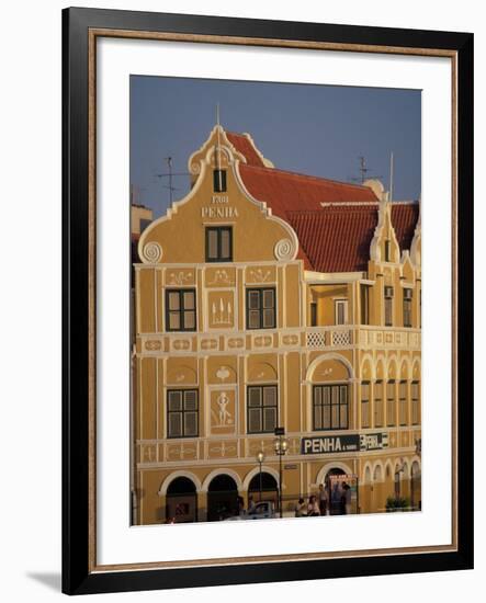 Penha and Sons Building, Willemstad, Curacao, Caribbean-Robin Hill-Framed Photographic Print