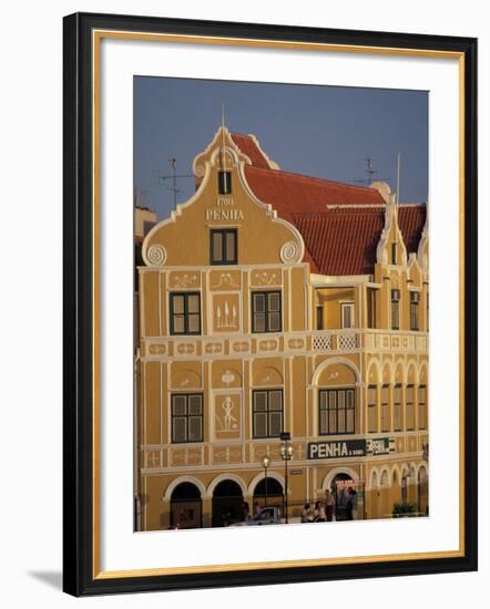 Penha and Sons Building, Willemstad, Curacao, Caribbean-Robin Hill-Framed Photographic Print