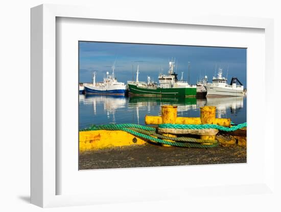 Peninsula Reykjanes, Grindavik, Harbour-Catharina Lux-Framed Photographic Print