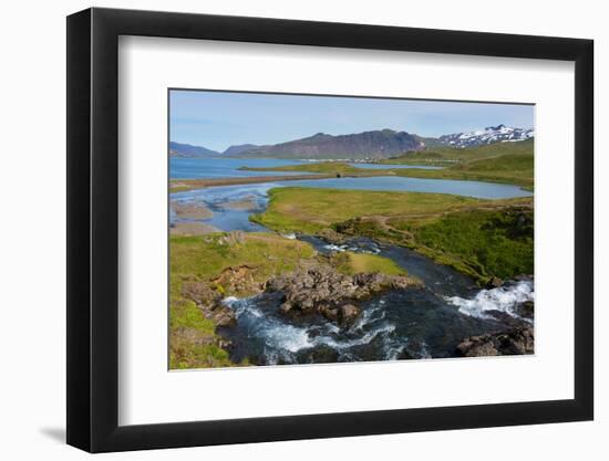 Peninsula Snaefellsnes, Kirkjufjellsfoss-Catharina Lux-Framed Photographic Print