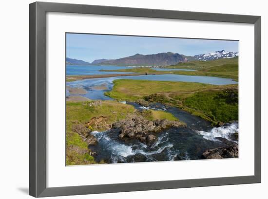 Peninsula Snaefellsnes, Kirkjufjellsfoss-Catharina Lux-Framed Photographic Print