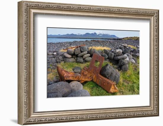 Peninsula Snaefellsnes, Skardsvik, Ship Wreck-Catharina Lux-Framed Photographic Print