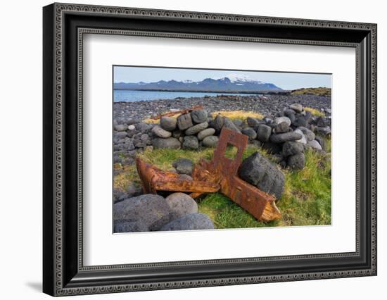 Peninsula Snaefellsnes, Skardsvik, Ship Wreck-Catharina Lux-Framed Photographic Print