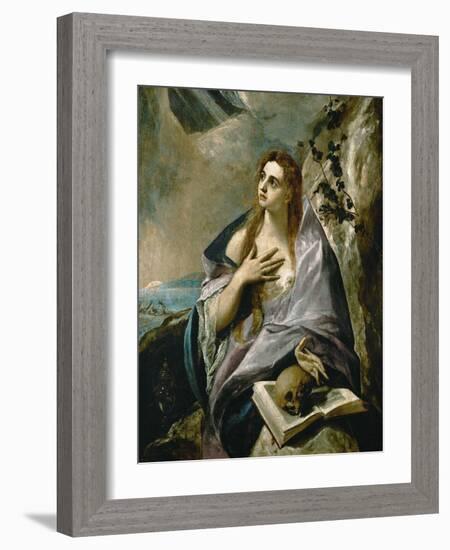 Penitent Magdalen-El Greco-Framed Giclee Print