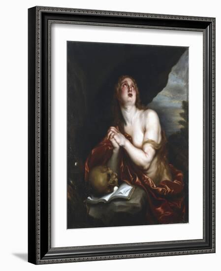 Penitent Magdalene, 17th Century-Sir Anthony Van Dyck-Framed Giclee Print