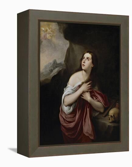 Penitent Magdalene-Bartolome Esteban Murillo-Framed Premier Image Canvas