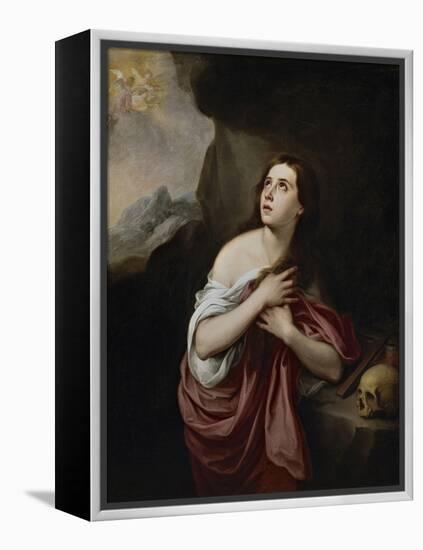 Penitent Magdalene-Bartolome Esteban Murillo-Framed Premier Image Canvas