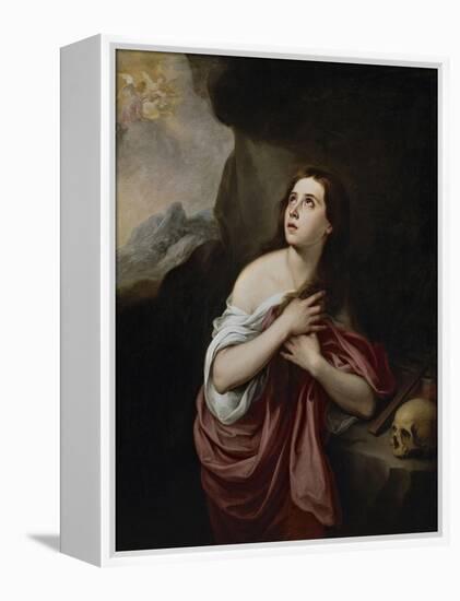 Penitent Magdalene-Bartolome Esteban Murillo-Framed Premier Image Canvas