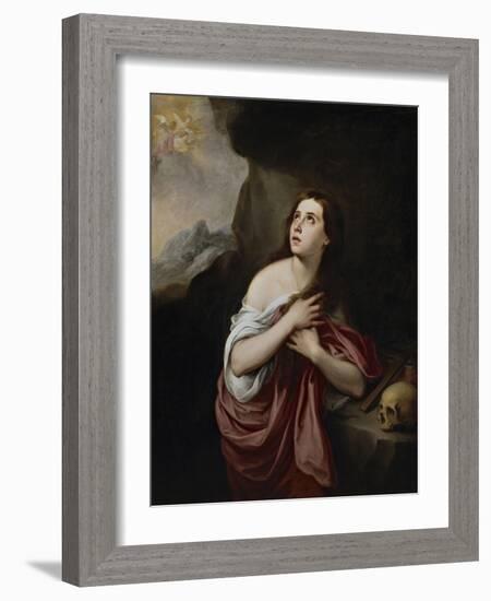 Penitent Magdalene-Bartolome Esteban Murillo-Framed Giclee Print