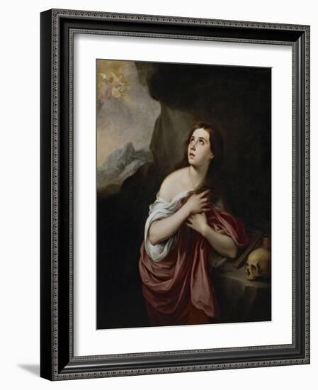 Penitent Magdalene-Bartolome Esteban Murillo-Framed Giclee Print