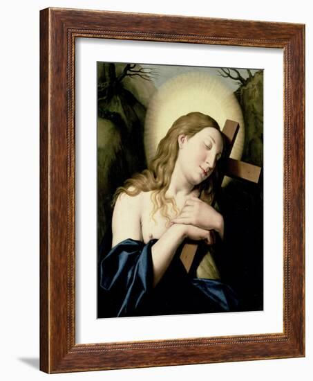 Penitent Magdalene-Giovanni Battista Salvi da Sassoferrato-Framed Giclee Print